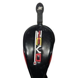 Zevo Golf Hybrid Rescue 35 Degree Headcover Head Cover Black Red Yellow with Tag